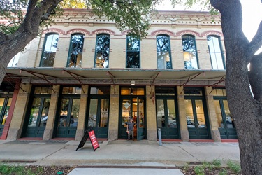 Front entry of Culture Commons Gallery at Plaza de Armas.