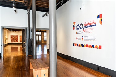 Lobby and entry area to the Culture Commons Gallery.