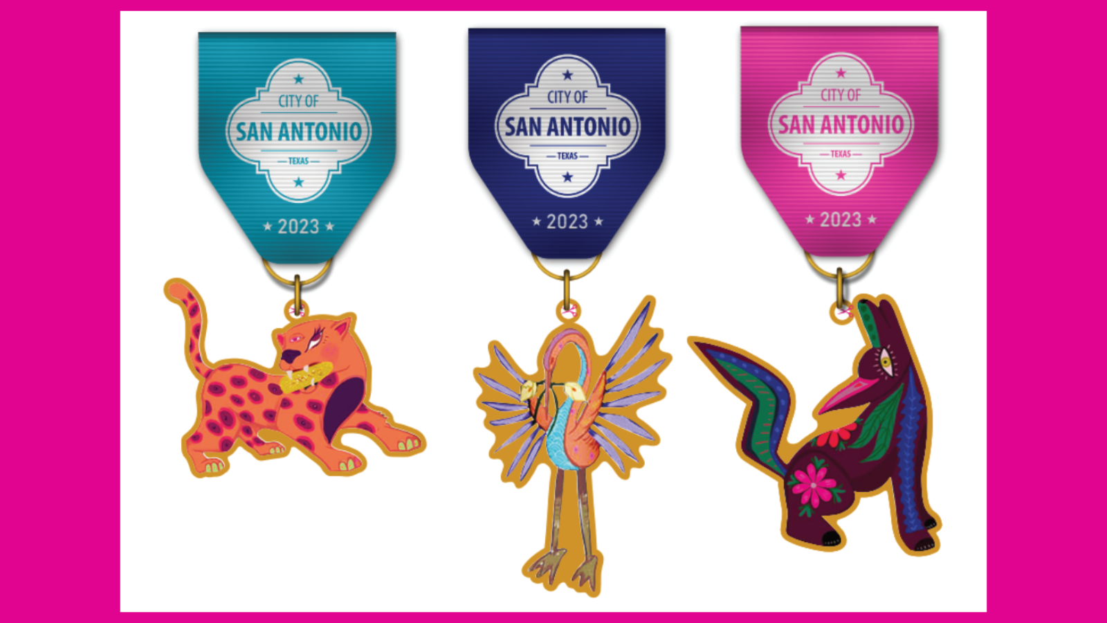 2023 Official City of San Antonio Fiesta Medals